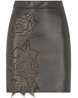 Roberto Cavalli Leather Skirts - Grey