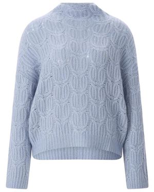 Hemisphere Strickpullover Mit Rundhalsausschnitt - Blau