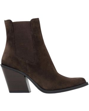 ESTRO Schoenen ,Bruin ,Leer Cowboylaarzen