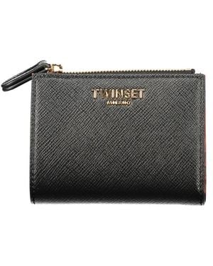 Twinset Portemonnaie Mit Münzfach - Schwarz
