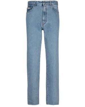 Gcds Straight Fit Jeans - Blue