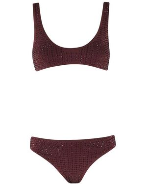 VENUJA Badmode ,Rood ,Brassiere High Cut Brazilian