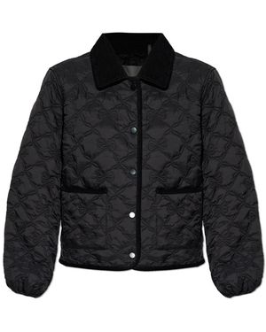 LoveShackFancy Jassen ,Zwart ,Katoen Quinlette Jacket
