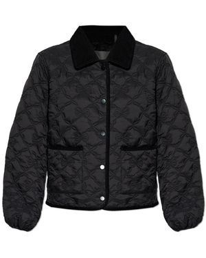 LoveShackFancy Jassen ,Zwart ,Katoen Quinlette Jacket