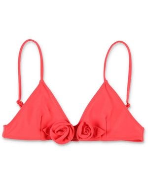 Coperni Badmode ,Rood ,Flower Bikini Top