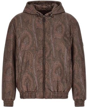 Etro Zip-Throughs - Marrón