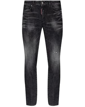 DSquared² Jeans ,Zwart ,Slim-Fit Jeans