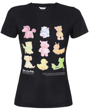 Eytys T-Shirt Met Grafische Print - Zwart