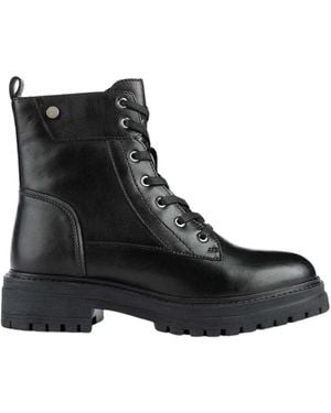 Geox Lace-Up Boots - Negro