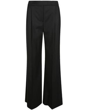 Via Masini 80 Wide Trousers - Black