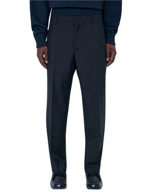 Jil Sander Cropped Trousers - Azul