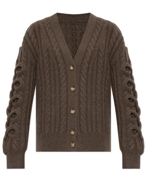 Etro Wollemantel Met Col - Bruin