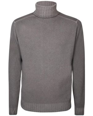 Dell'Oglio Turtlenecks - Grey