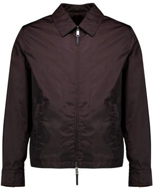 Burberry Jassen ,Bruin ,Polyester Bloomsbury Harrington Jas - Zwart