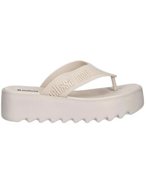 Melissa M Lover Thong Platform Ad - Naturel