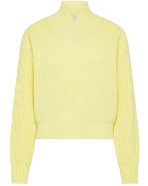 Cruna Round-Neck Knitwear - Amarillo