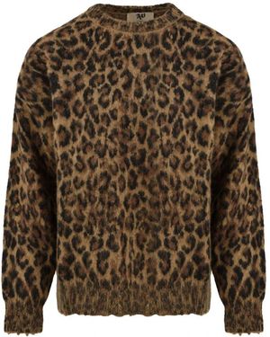 Aniye By Truien & Vesten ,Veelkleurig ,Wol Felly Trui - Bruin
