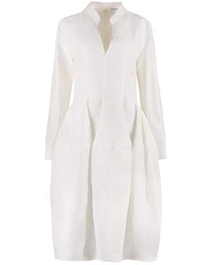 Bottega Veneta Shirt Dresses - White