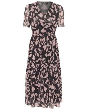 Soaked In Luxury Midi Dresses - Multicolour