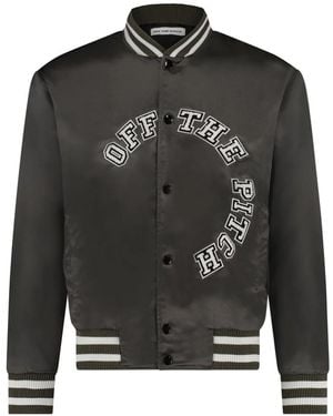Off The Pitch Bomber Jackets - Gris