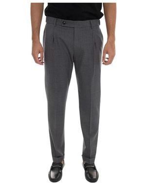 BERWICK  1707 Suit Trousers - Grey