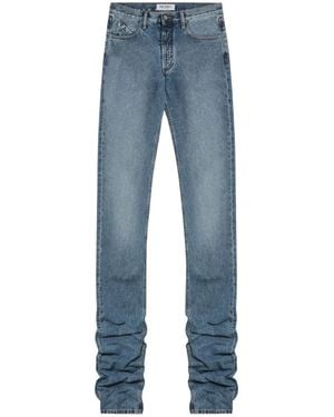 The Attico Blaue Regular Drop Jeans
