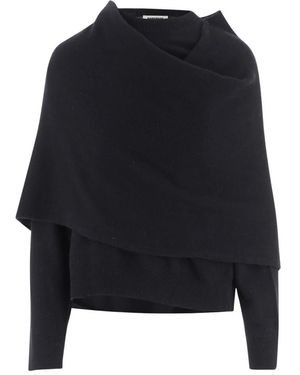 DARKPARK Rundhals-Strickpullover - Schwarz