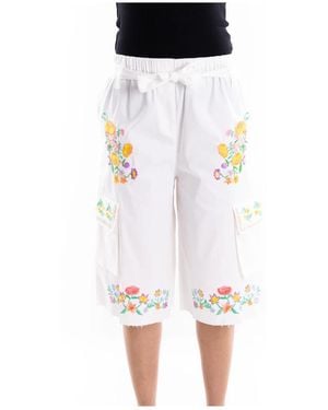 5 PROGRESS Long Shorts - Blanco