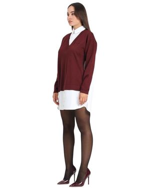 Elisabetta Franchi V-Neck Knitwear - Red