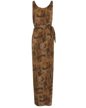 Cortana Summer Dresses - Brown