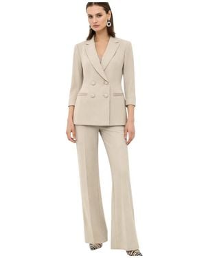 Imperial Wide Trousers - Natural