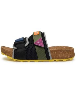 Flower Mountain Sliders - Blue