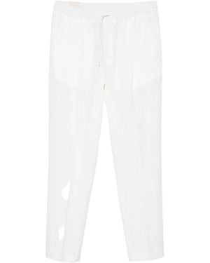 BRIGLIA Slim-Fit Trousers - White