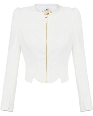 Elisabetta Franchi Light Jackets - White