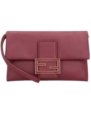 Fendi Mamma Baguette Pouch - Rot