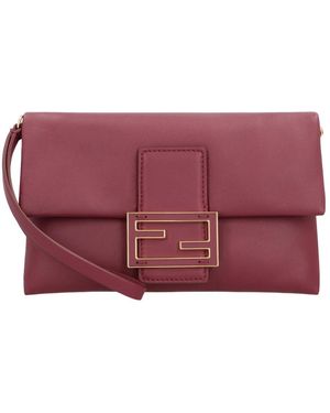 Fendi Mamma Baguette Pouch - Rood