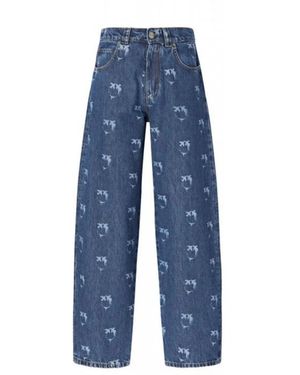 Pinko Loose Fit Jeans - Blue