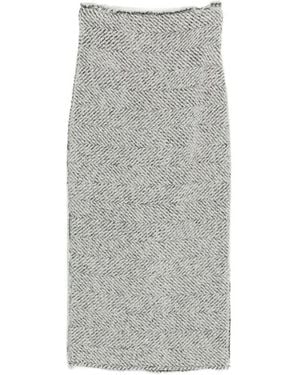 Alberta Ferretti Midi Skirts - Gray