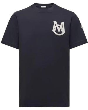 Moncler T-Shirts - Blue