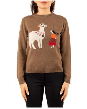 Weekend Round-Neck Knitwear - Negro