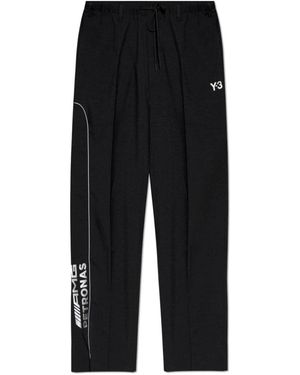 Y-3 Broeken ,Zwart ,Polyester Kr 2343 Trainingsbroek