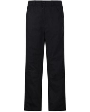 Moncler Broeken ,Zwart ,Katoen Rechte Broek