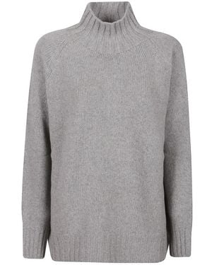 Aragona Over Raglan Sweater - Grijs
