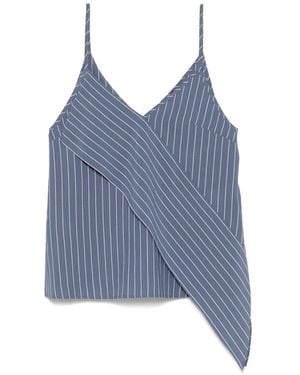 Dondup Sleeveless Tops - Blue