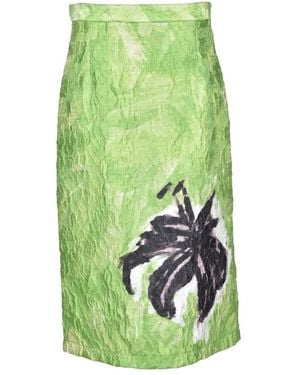 Stella Jean Midi Skirts - Green