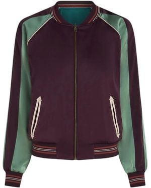 King Louie Bomber Jackets - Violet