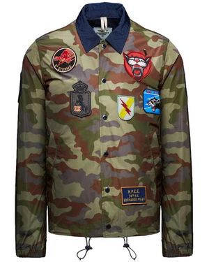 Aeronautica Militare Light Jackets - Green
