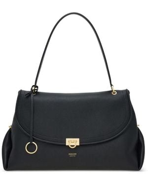 Ferragamo Schultertasche - Schwarz