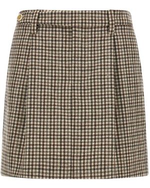 Brunello Cucinelli Short Skirts - Neutro