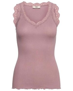 Rosemunde Woodrose Kant Top - Paars